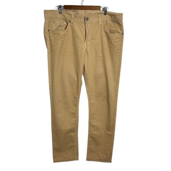 J Brand Kane Slim Straight Jeans Mens 38 Tan Sesame 100% Cotton - Picture 1 of 10